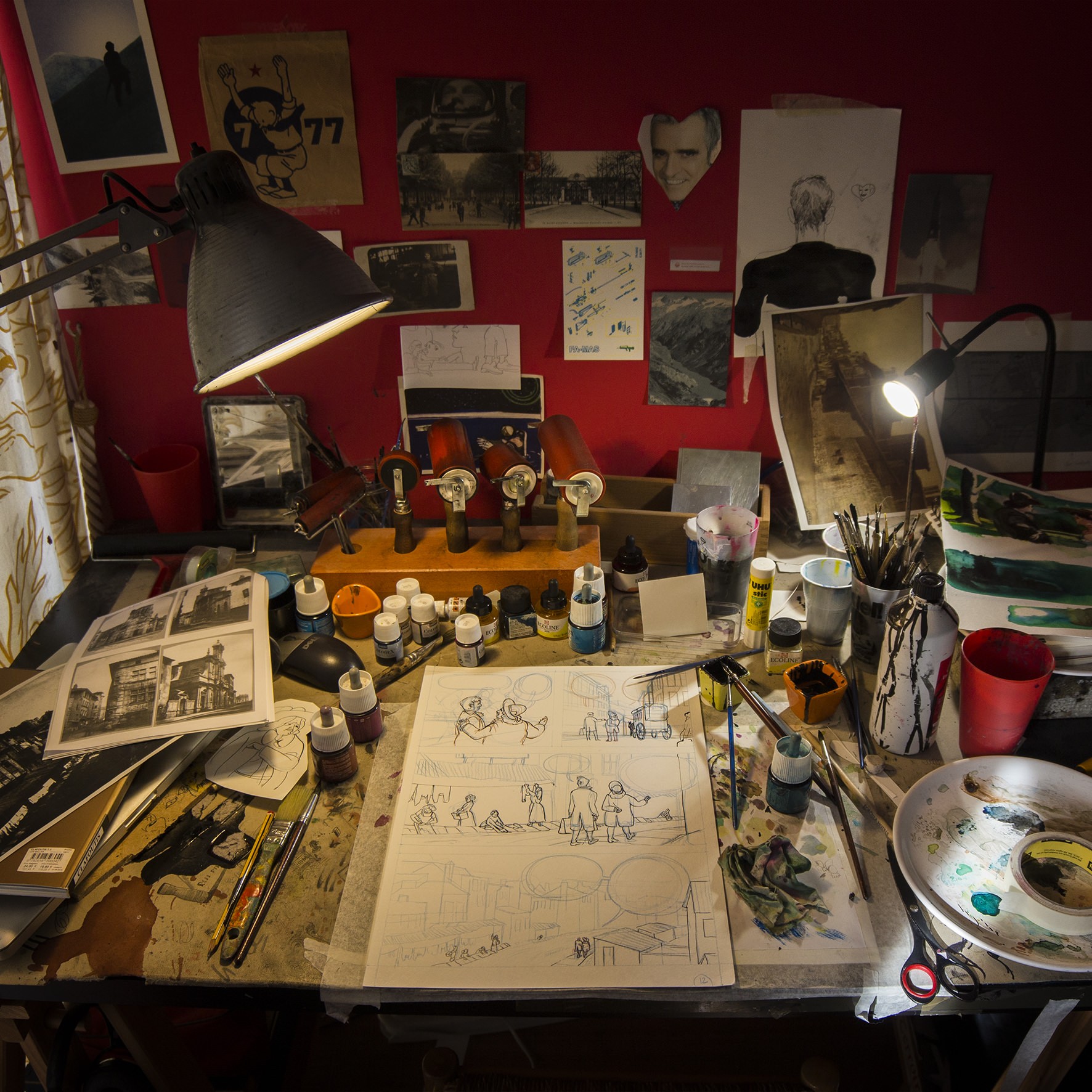 Photo atelier travail